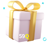 Receba seus bônus de boas-vindas no 59Q